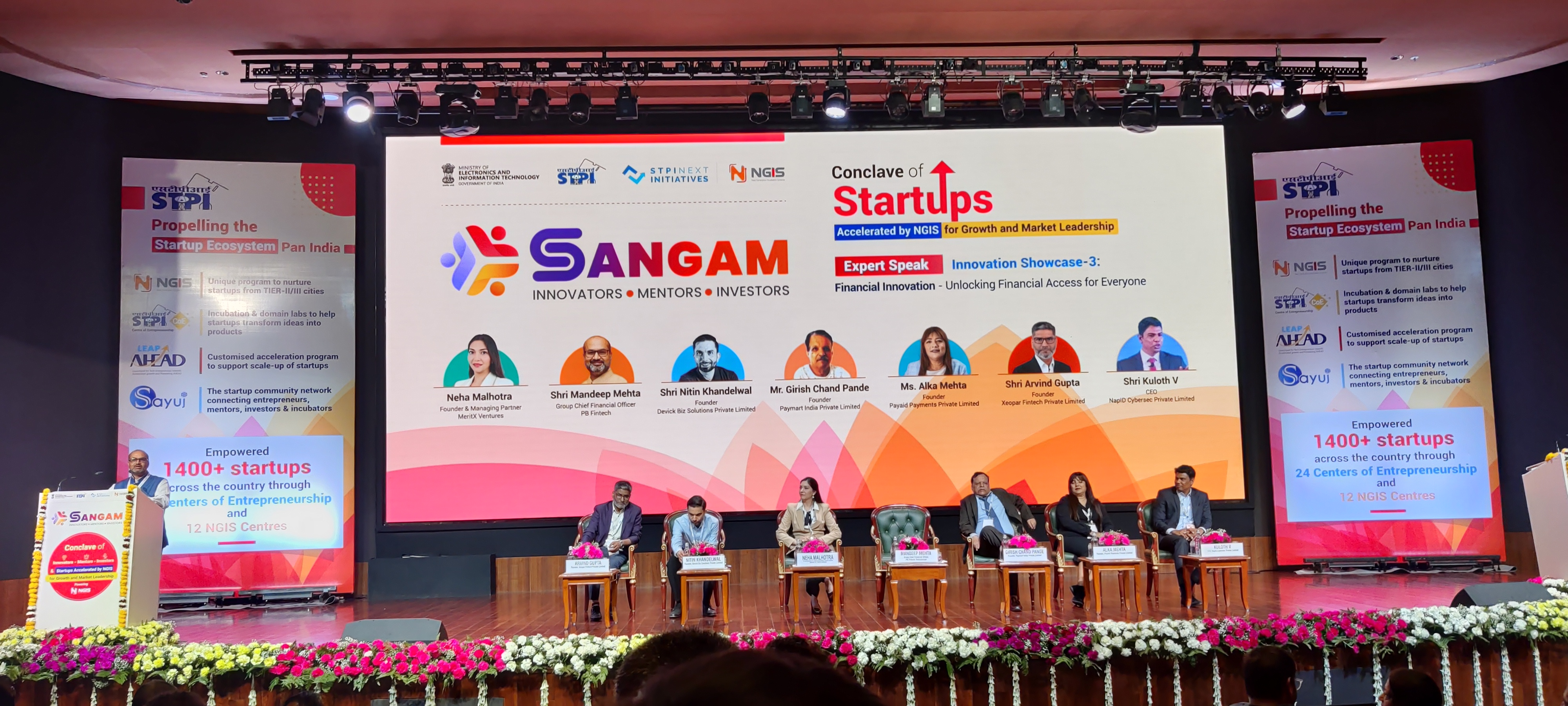 4. SANGAM - STPI's Felicitation of Startups, New Delhi